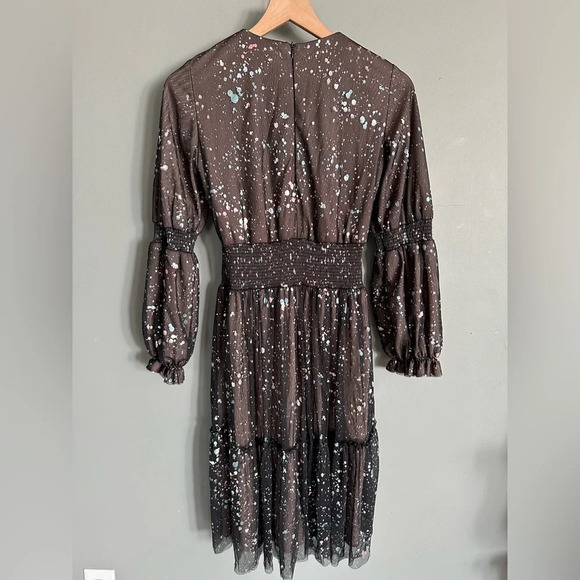 Fancy Women's Paint Splatter. Mid-Length Dress. EU Size 36/US 6 - Picture 8 of 10